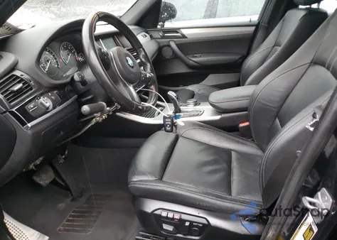 2017 BMW X3 xDrive28I z USA, uszkodzony, nr VIN 5UXWX9C38H0W78960